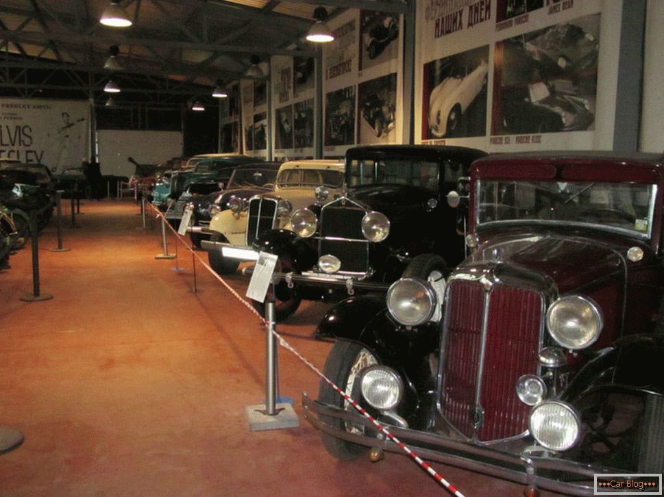 Muzeum retro samochodów w Zielenogorsku