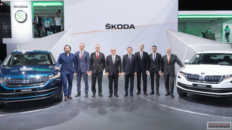 Czesi na paryskim salonie samochodowym zaprezentowali crossovera Skoda Kodiaq