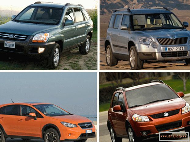 Porównaj Skoda Yeti, Kia Sportage, Subaru XV i Suzuki SX4