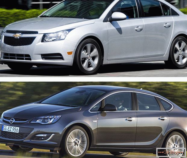 Samochody Chevrolet Cruze lub Opel Astra są długoletnimi konkurentami na rynku motoryzacyjnym