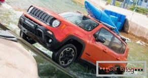 Jeep Renegade bierze udział w raftingu 5