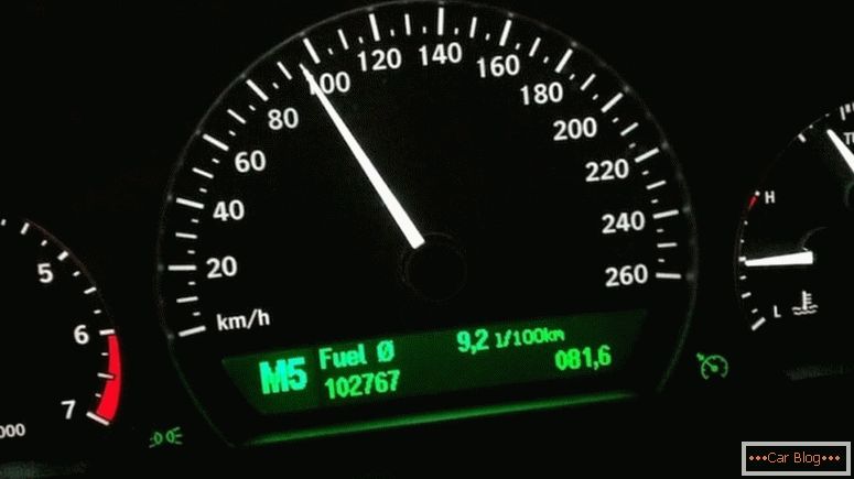 Zużycie benzyny na 100 km - główny wskaźnik wydajności samochodu