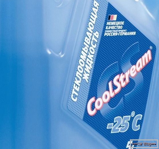 Coolstream - płyn do przedniej szyby produkowany w Rosji