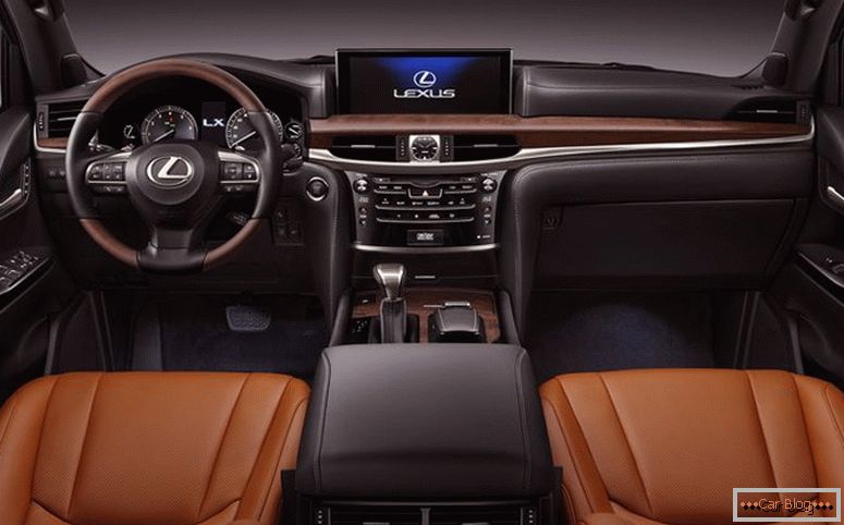 Wnętrze Lexusa LX