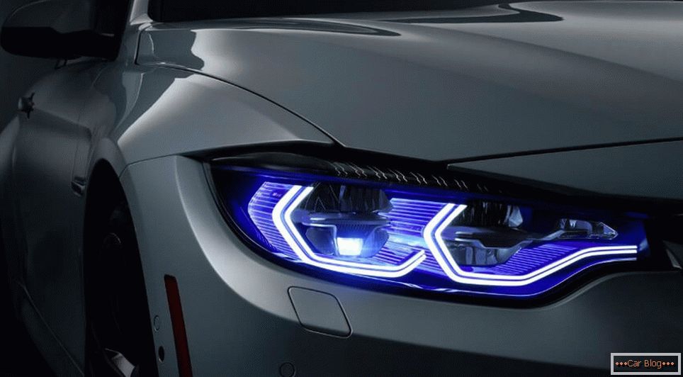 Światła laserowe автомобиля