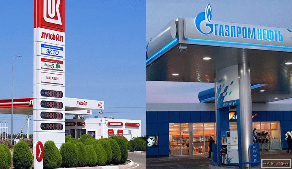 Która stacja benzynowa jest lepsza: Lukoil lub Gazpromnieft