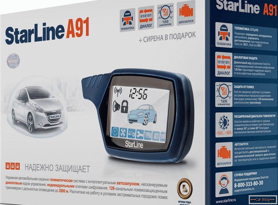 Alarm samochodowy Starline A91