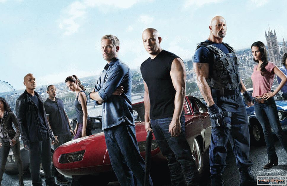 Plakat filmowy Fast and Furious 7