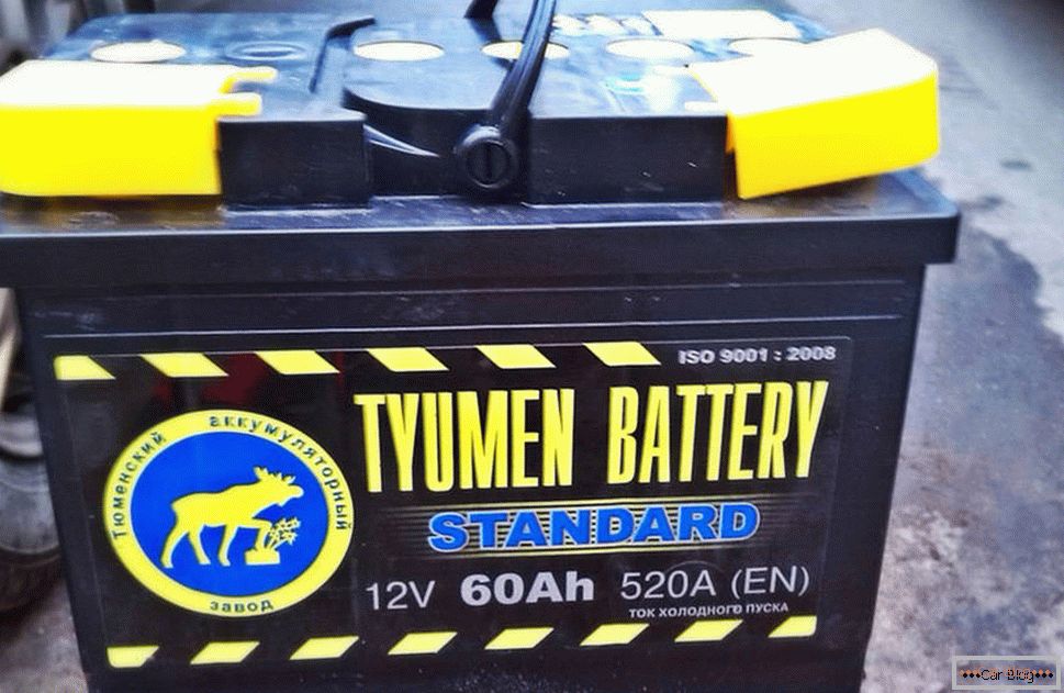 Standard baterii Tyumen