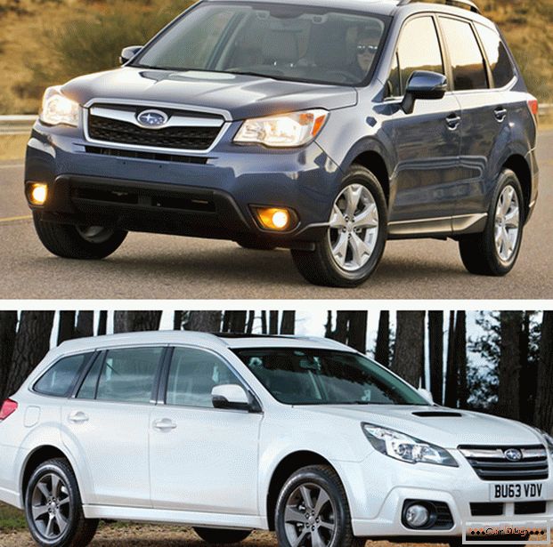 Subaru Оutback и Subaru Forester - японский wagon против японского SUVа