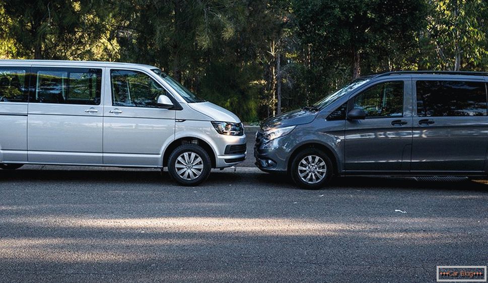 Porównanie Samochodów Mercedes-Benz Vito I Volkswagen