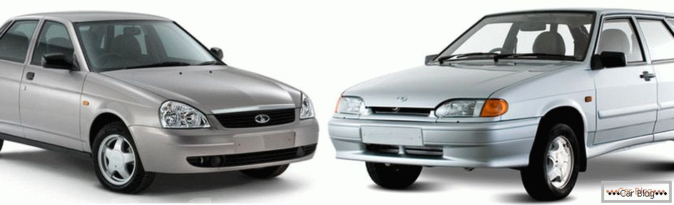 Porównanie samochodów: VAZ-2114 i Lada Priora
