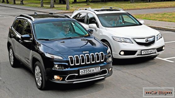 Porównanie Jeep Cherokee i Acura RDX