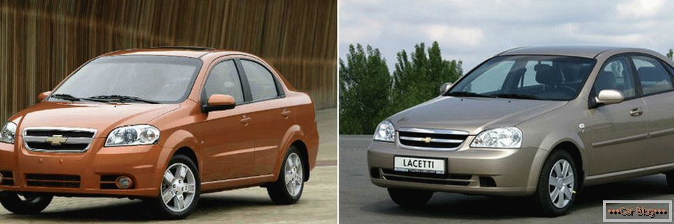 Porównanie Chevroleta: Aveo Vs. Lacetti Sedans