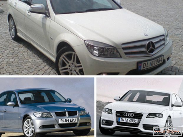 Porównanie Mercedes C 180 z BMW 3 i Audi A4