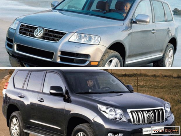 Porównanie Volkswagen Touareg i Toyota Land Cruiser Prado