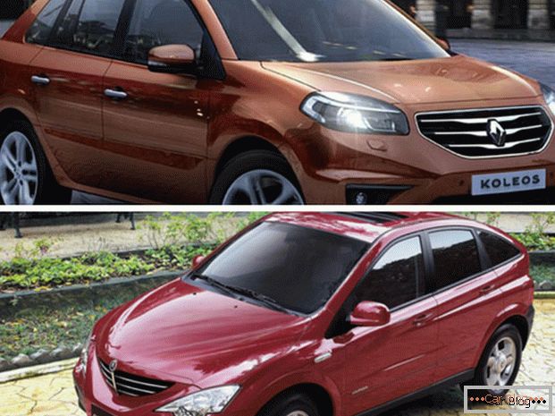 Porównaj samochody Renault Koleos i SsangYong Actyon