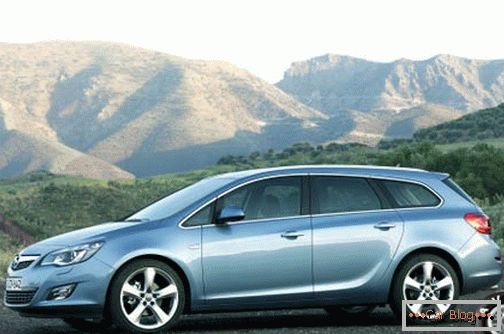 Specyfikacja wagonu Opel Astra