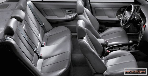 Wnętrze samochodu Hyundai Elantra