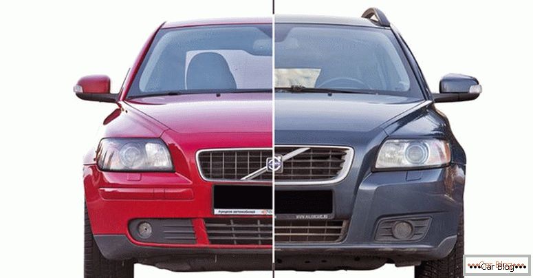 Volvo C40 przed i po przebudowie