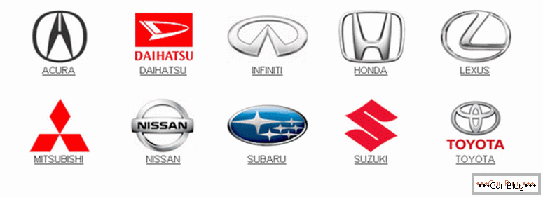 Japońskie marki samochodów szczegółowa lista ze zdjęciami